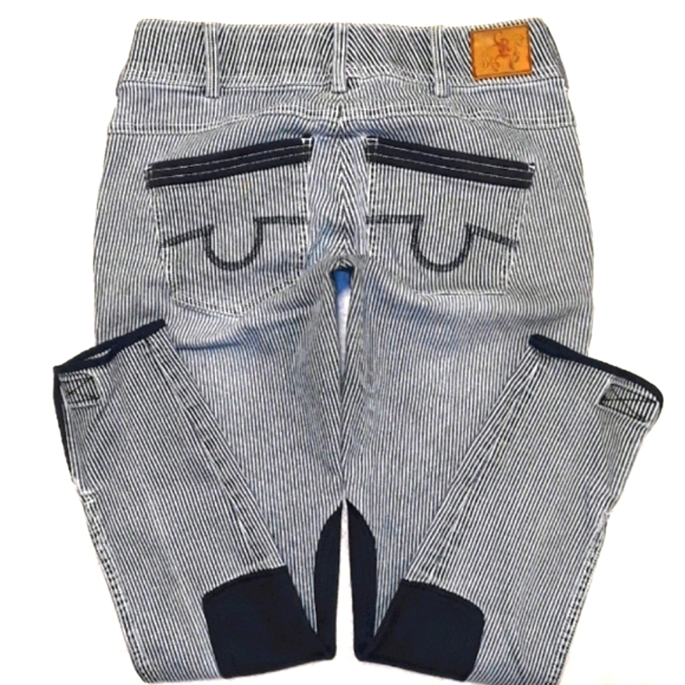 Stylish Striped Women's Jeans